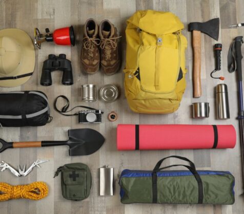 camping gear for self storage