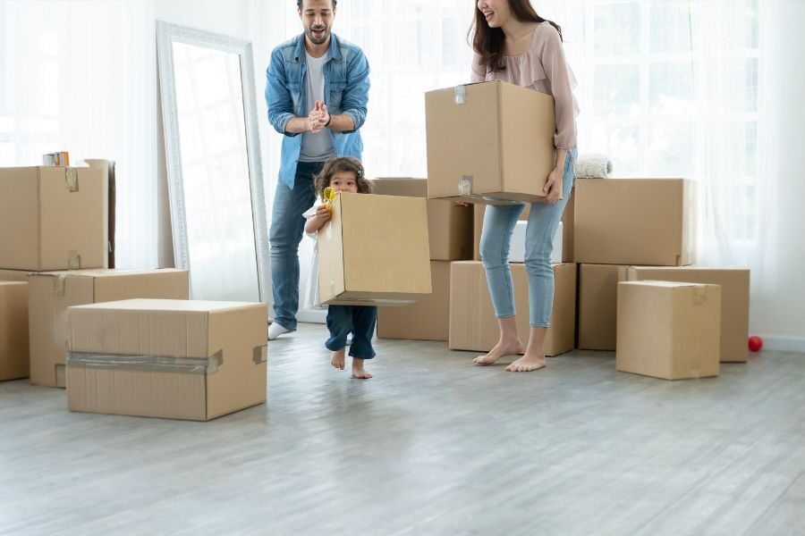 self storage during home staging process